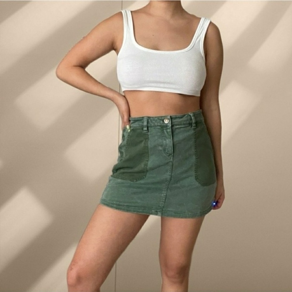 Vineyard Vines Utility Mini Skirt - Green